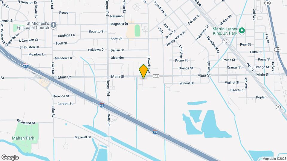 2305 Downey Dr Map and Location Details