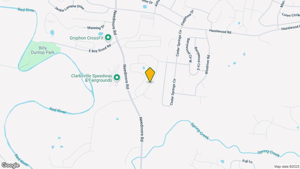 1098 Whitney Dr Map and Location Details