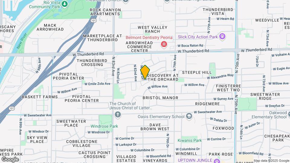 8111 W Wacker Rd Map and Location Details