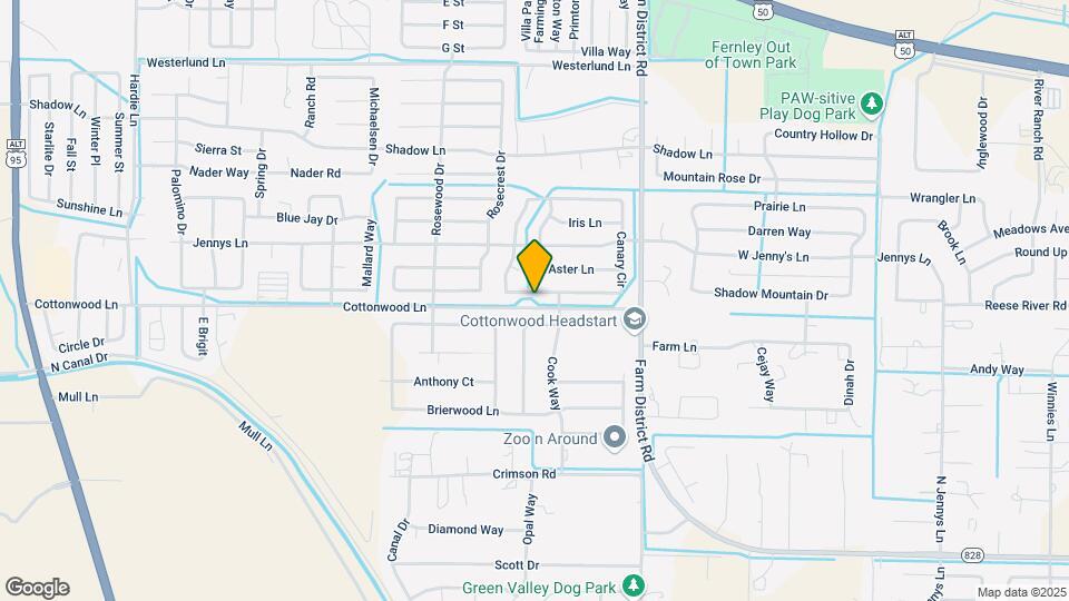662 Canary Cir Map and Location Details