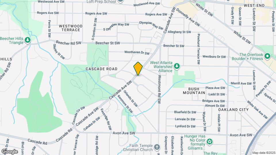 916 Cascade Rd SW Map and Location Details