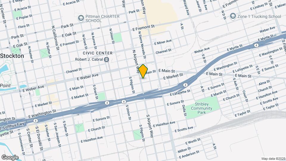 1315 E Market St Mapa y Detalles de la Ubicación