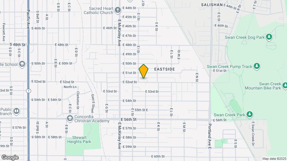 911 E 52nd St Mapa y Detalles de la Ubicación