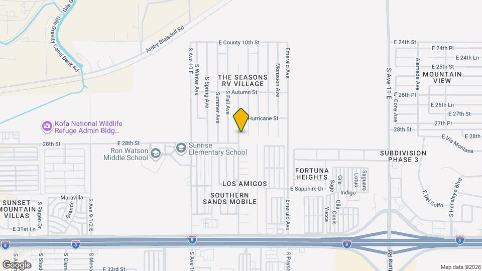 10475 S Avenida Compadres Map and Location Details