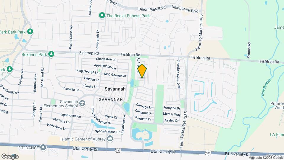 1605 Spanish Moss Wy Map and Location Details