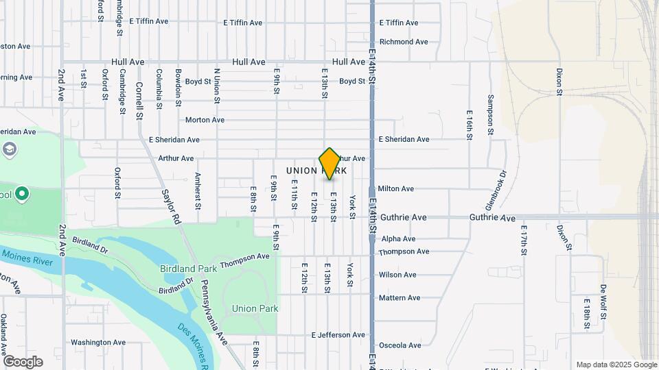 2342 E 13th St, Unit A Map and Location Details