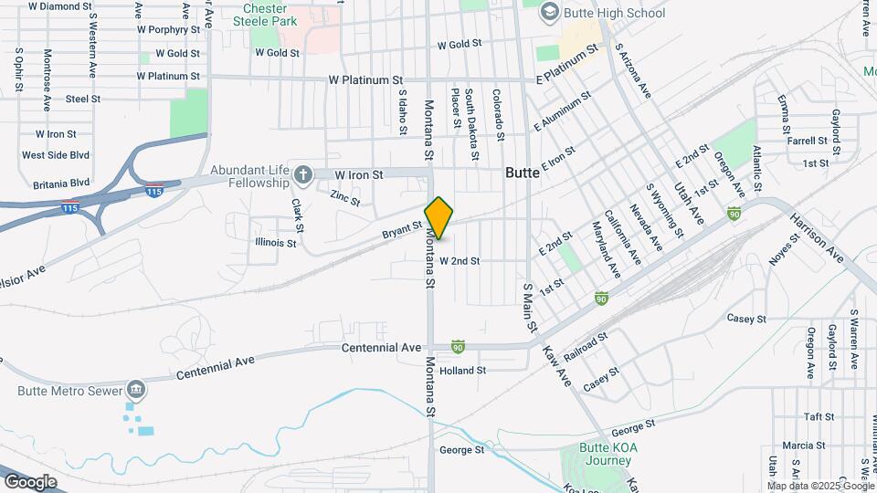 920 S Montana St Map and Location Details