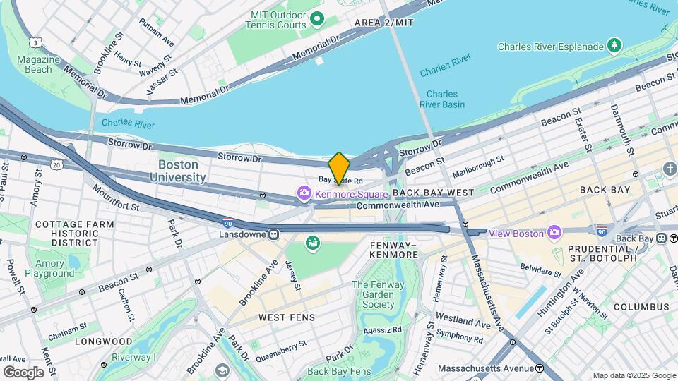 642 Beacon St, Unit 602 Map and Location Details