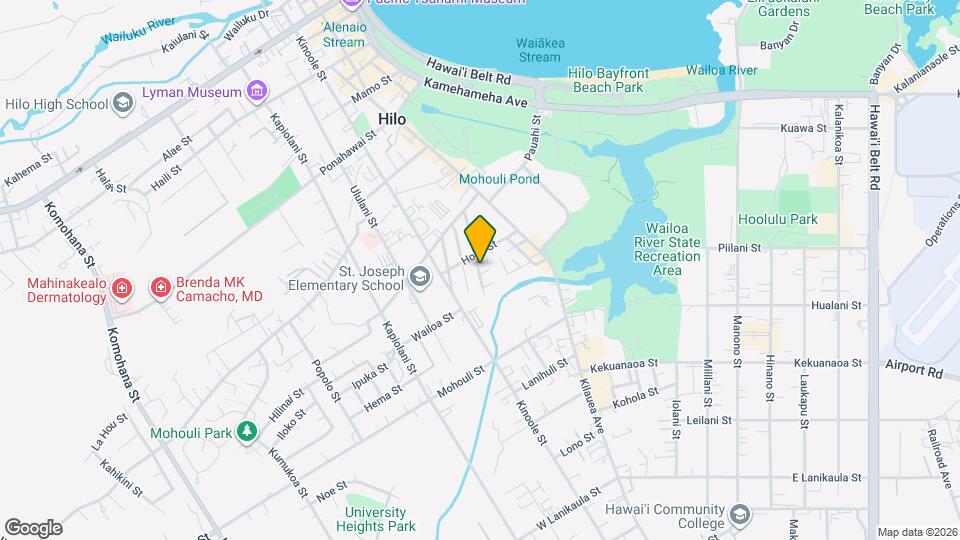 169 Panaewa St Mapa y Detalles de la Ubicación