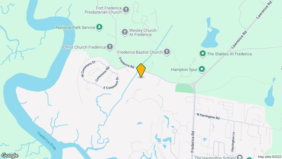 6201 Frederica Rd Map and Location Details