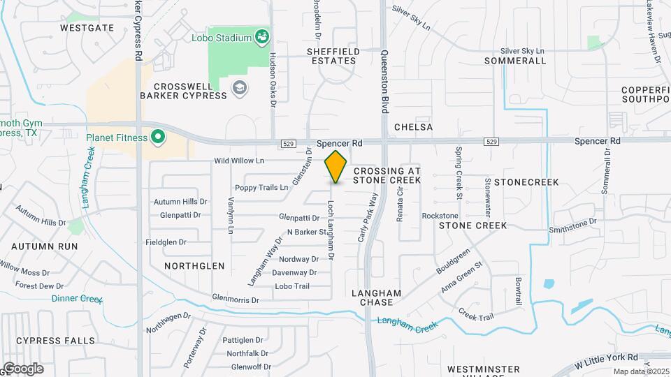 6802 Loch Langham Dr Map and Location Details