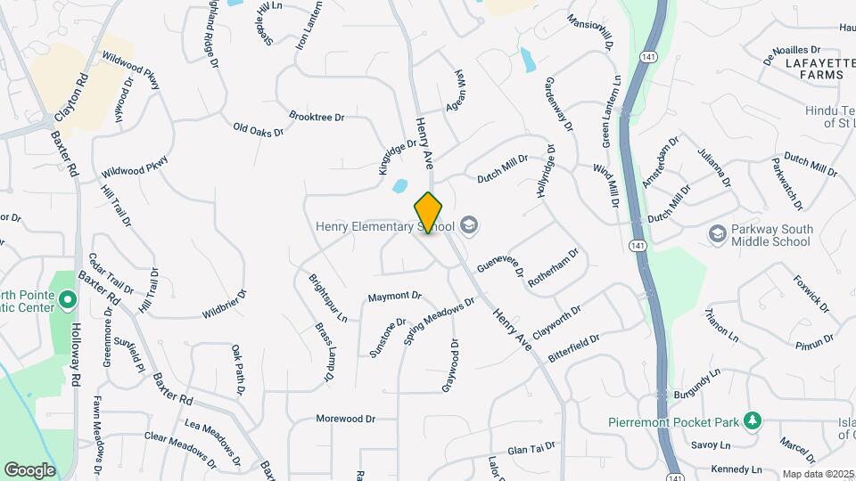 507 Glenmeadow Dr Map and Location Details