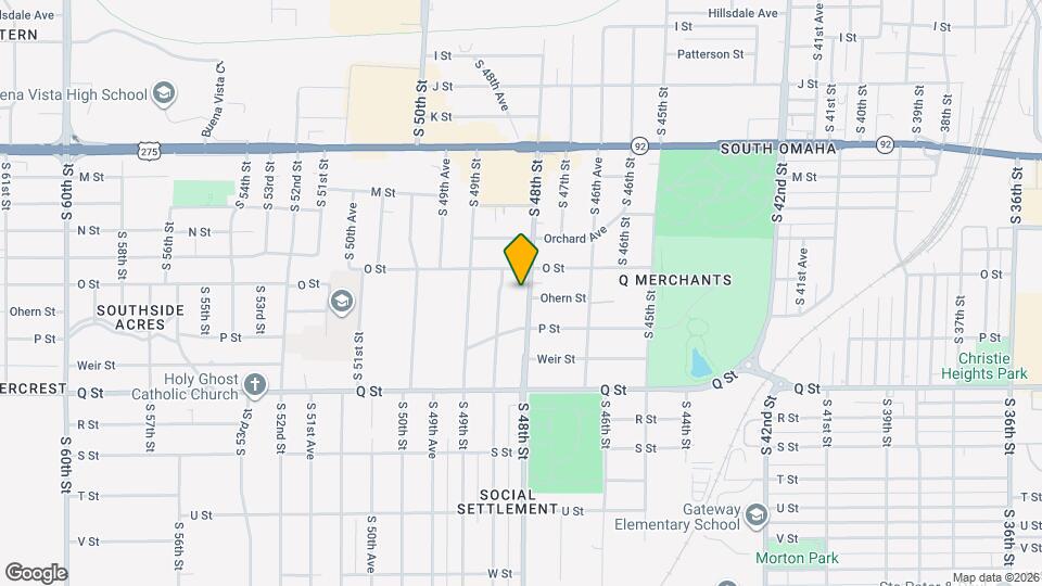 5024 S 48th St Map and Location Details