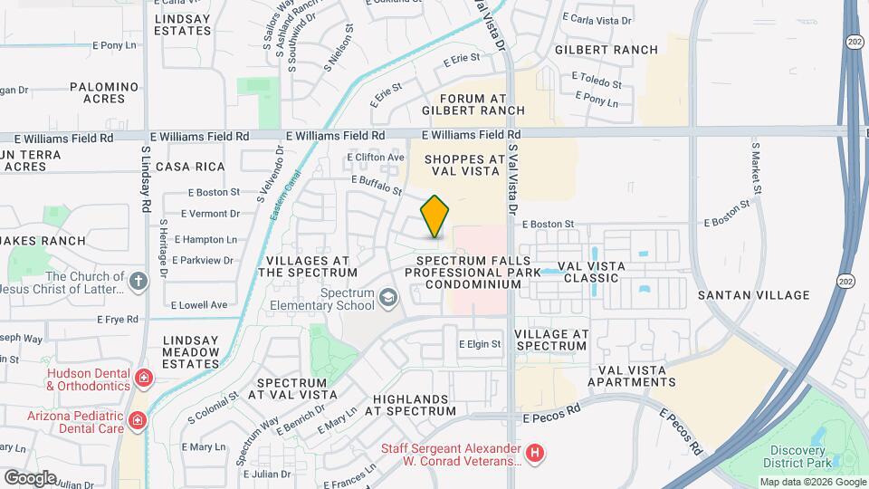 1433 E Canyon Creek Dr Map and Location Details