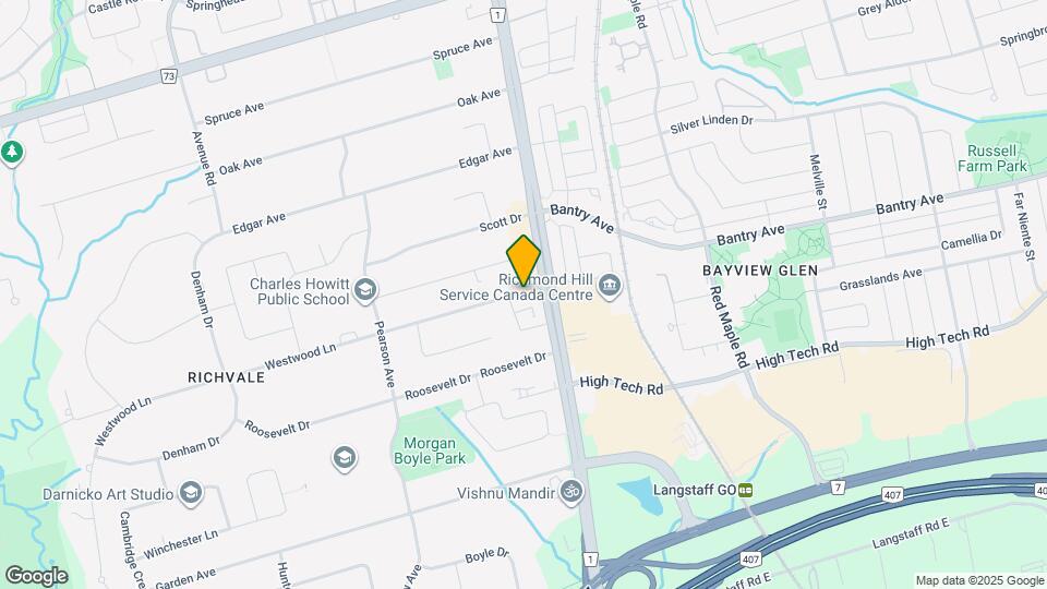 8888 Yonge St Map and Location Details