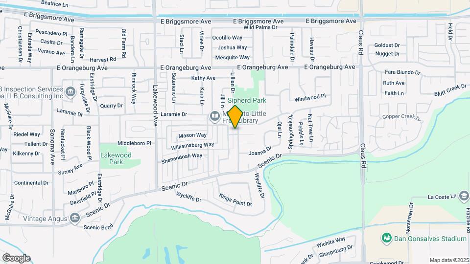 1125 Lillian Dr Map and Location Details
