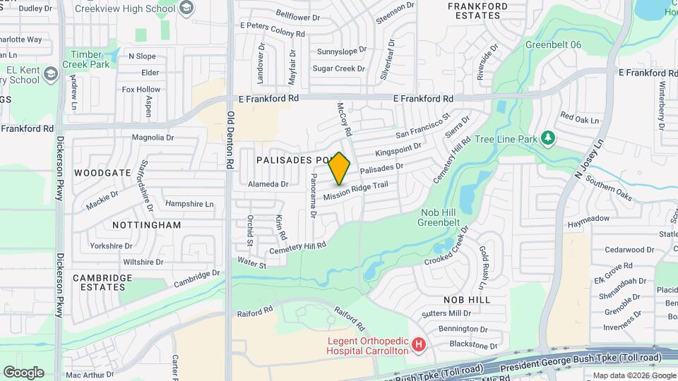 1513 Mission Ridge Trail Map and Location Details
