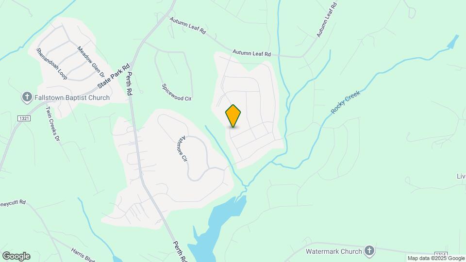 205 Falls Cove Dr Map and Location Details