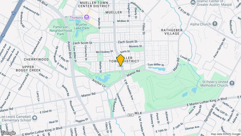 3810 Berkman Dr Map and Location Details