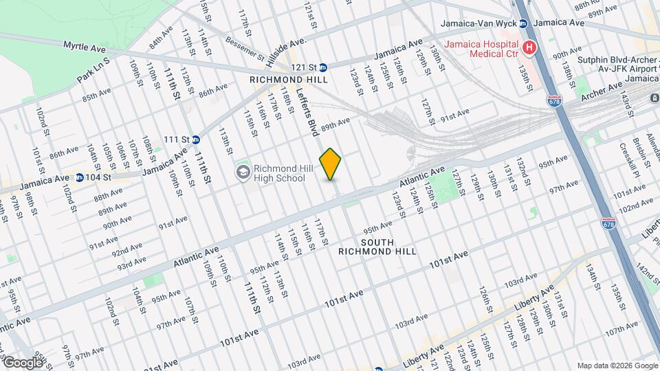 91-36 Lefferts Blvd Mapa y Detalles de la Ubicación