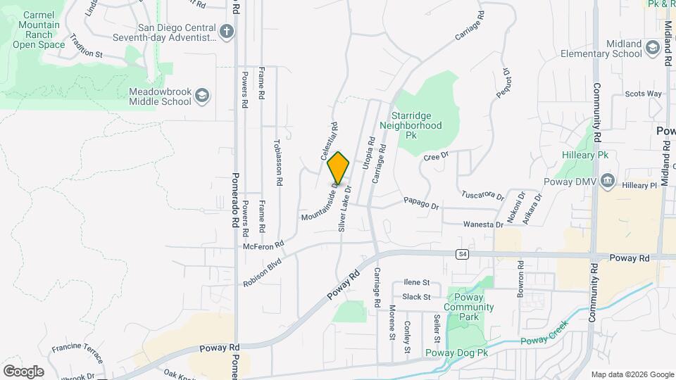 13543 Mountainside Dr Map and Location Details