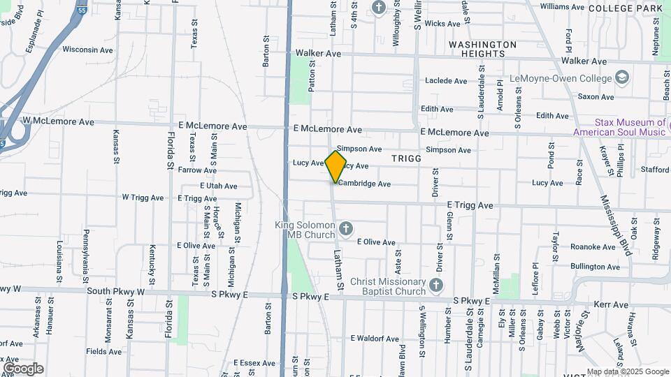 1262 Latham St Map and Location Details