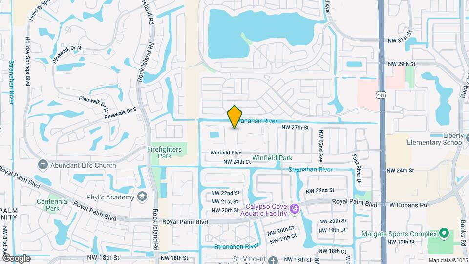 6627 Winfield Blvd Map and Location Details