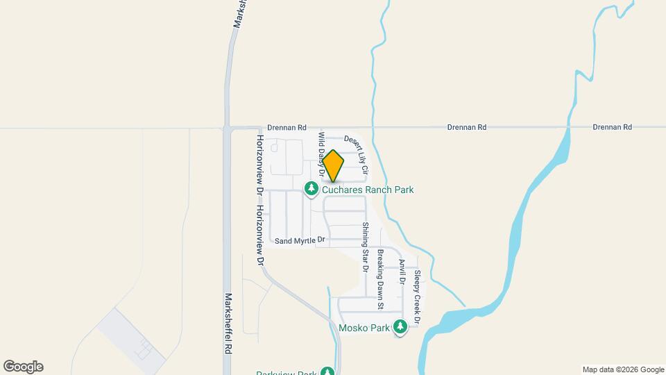 9527 Desert Lily Cir Map and Location Details