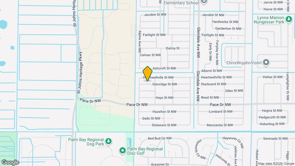 1839 Glenridge St NW Map and Location Details