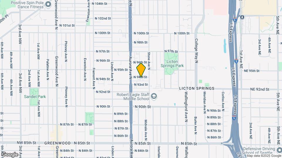 1131 N 94th St Map and Location Details