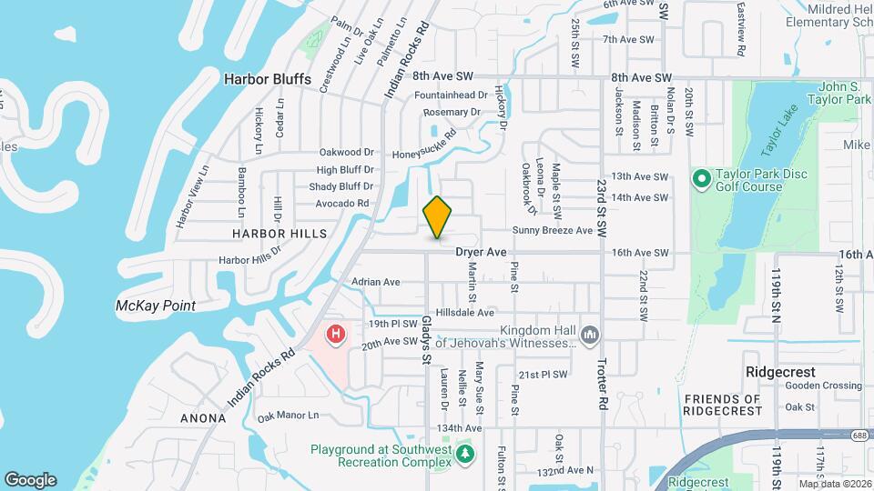 3201 Dryer Ave Map and Location Details