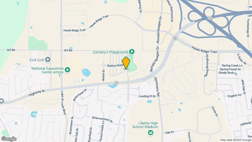 1105 Ridgeway Dr, Unit Ridgeway Map and Location Details