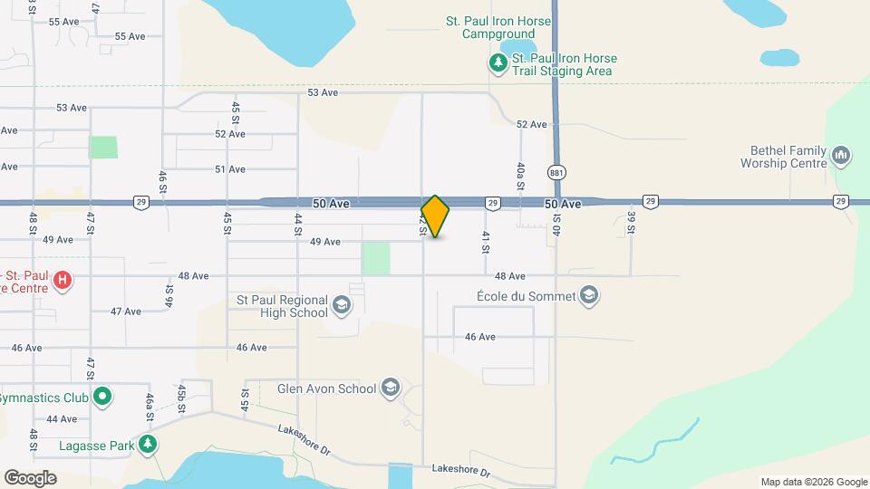 4805 42 St Map and Location Details