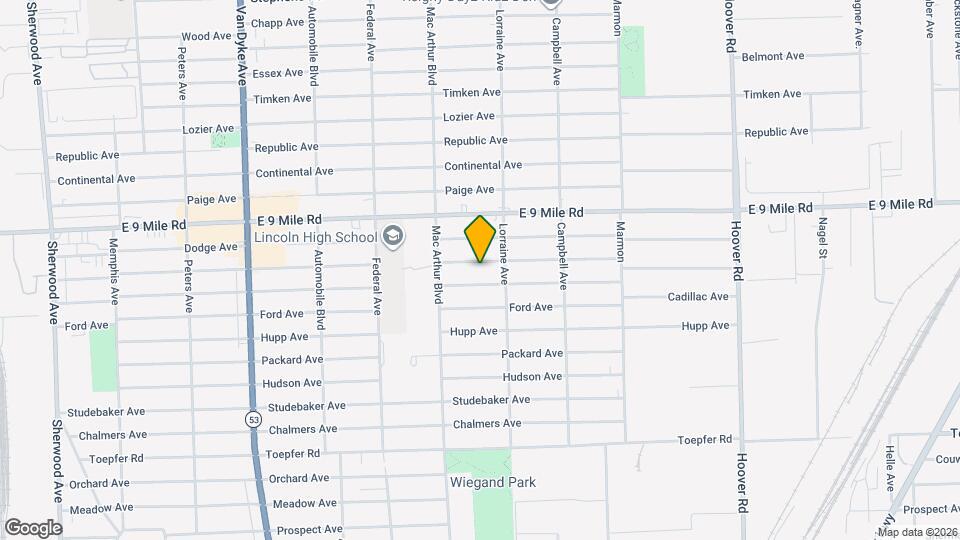 8694 Maxwell Ave Mapa y Detalles de la Ubicación