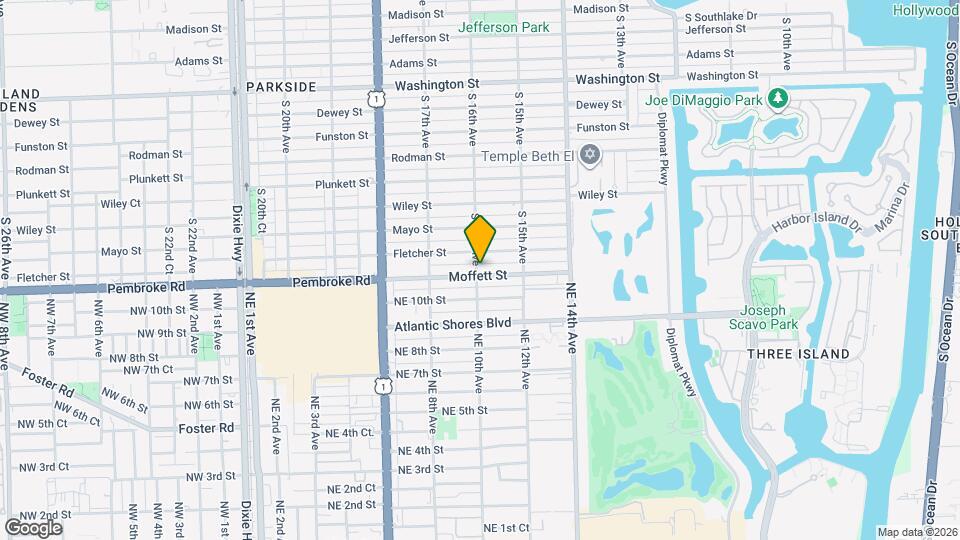 1621 S 16th Ave Map and Location Details