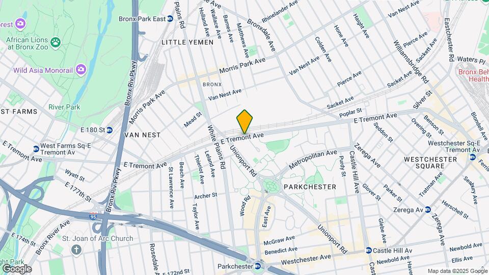 1950 E Tremont Ave-Unit -3E Map and Location Details