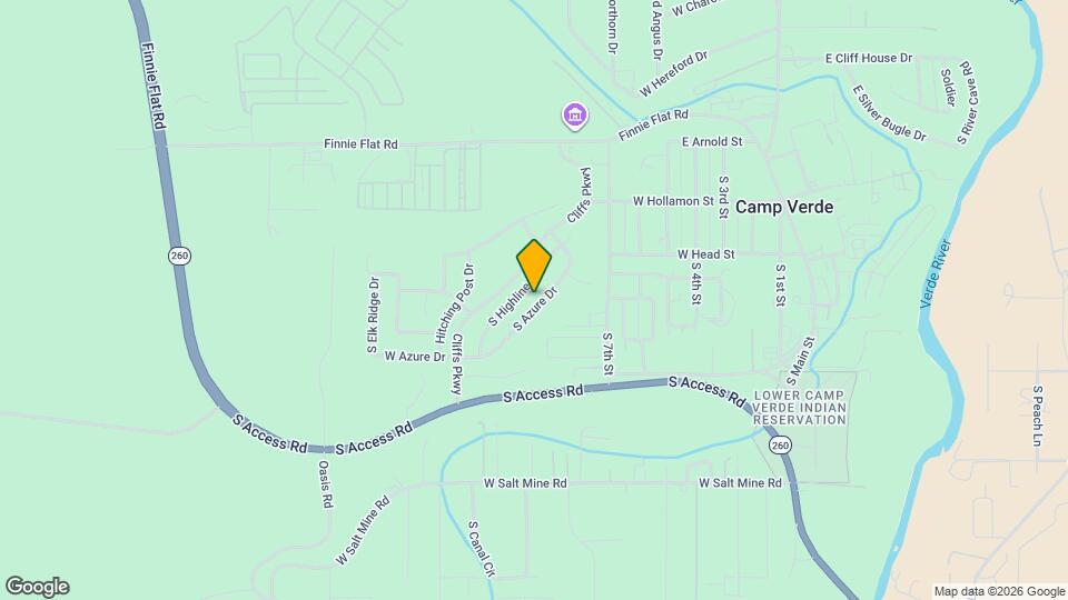 610 S Azure Dr Map and Location Details