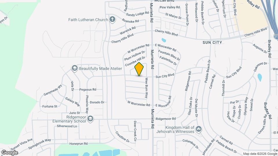 25851 Sun City Blvd Map and Location Details