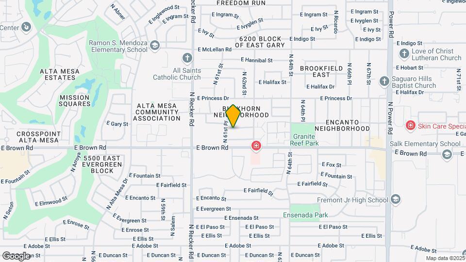 6149 E Glencove St Map and Location Details