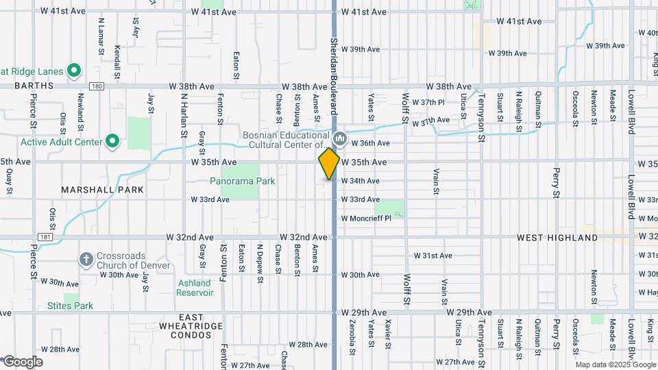 3363 Sheridan Boulevard, Unit 3363 Map and Location Details