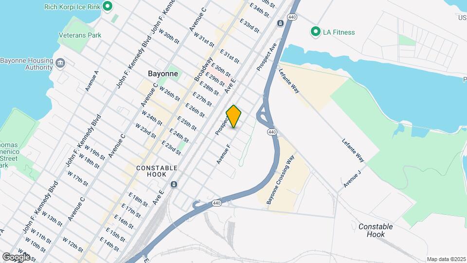 88 E 26th St, Unit #1 Map and Location Details