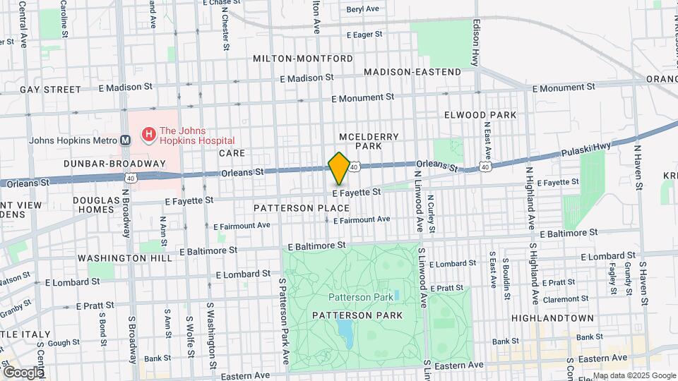 2524 E Fayette St Map and Location Details
