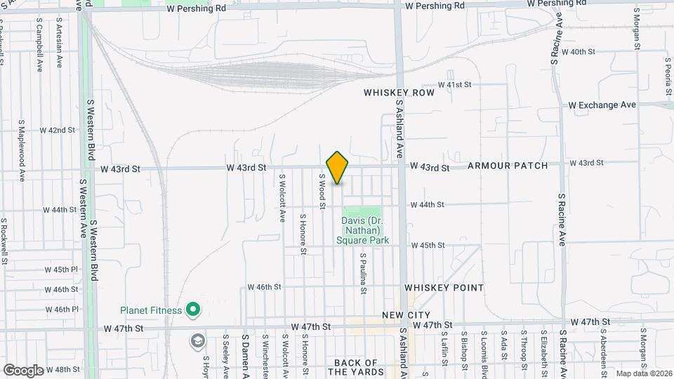 4332 S Hermitage Ave Map and Location Details