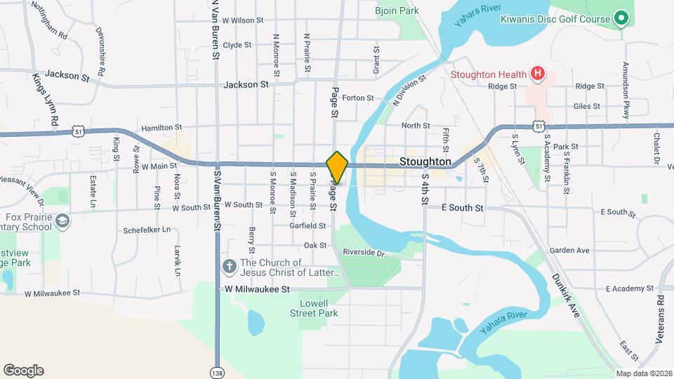 405 S Page St Map and Location Details