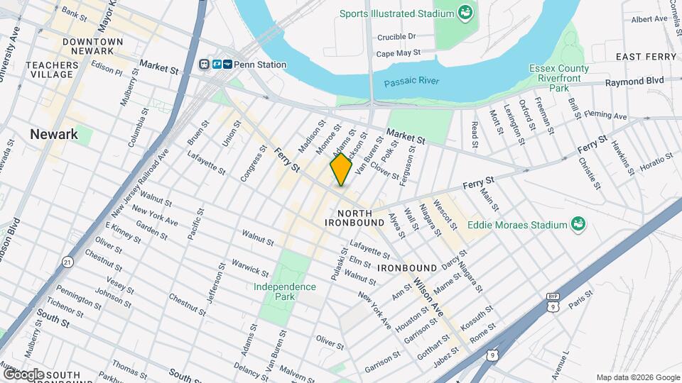 180 Ferry St, Unit 3B Map and Location Details