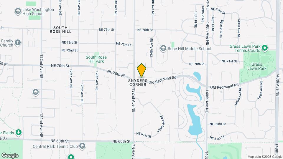 13201 NE 69th Way Map and Location Details