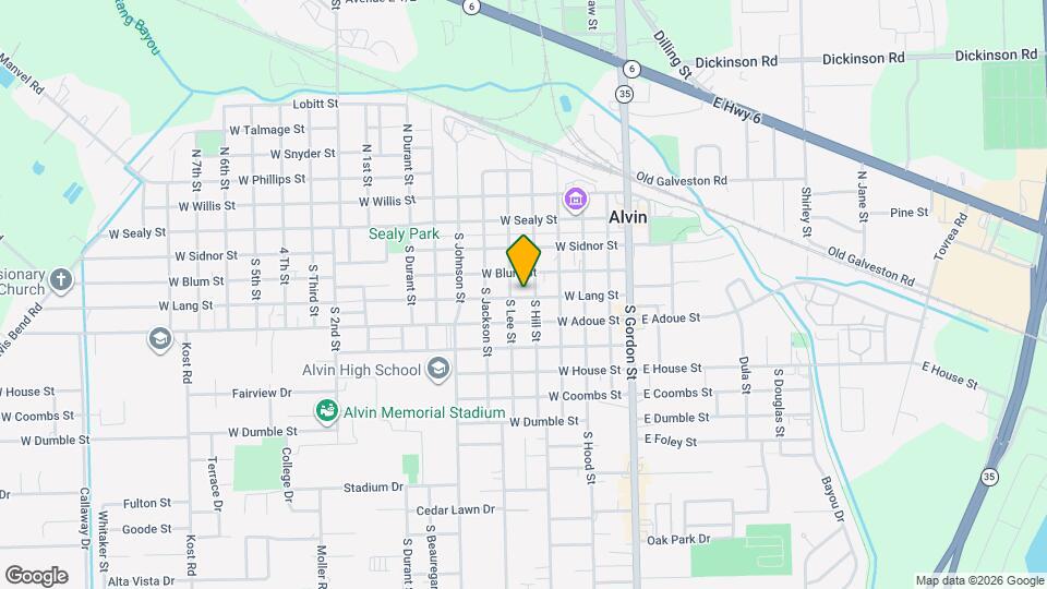 510 W Lang St Map and Location Details