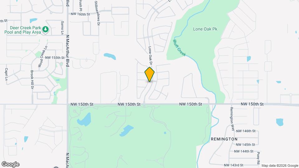 15308 Homecoming Dr Map and Location Details