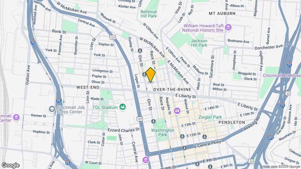 1625 Pleasant St Map and Location Details