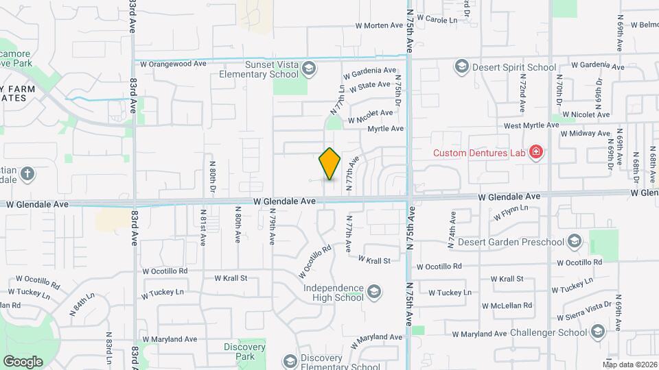 7024 N 77th Dr Map and Location Details